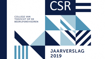 Annual report 2019 of the Belgian Audit Oversight Board: the cover of the annual report 2019 of the Belgian Audit Oversight Board
